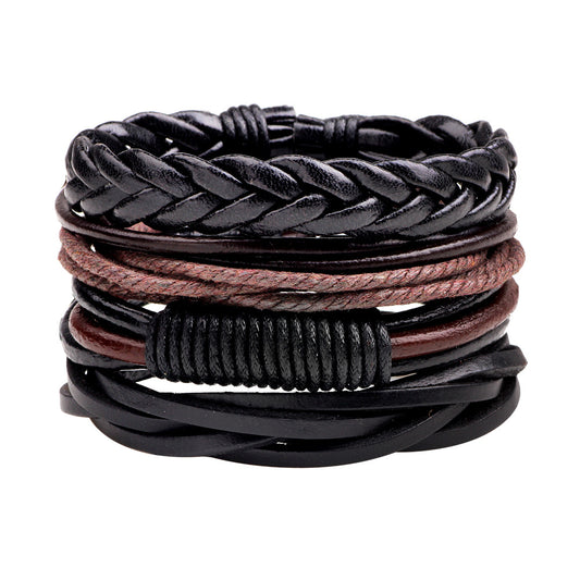 Leather Bracelet (Pack of 4)