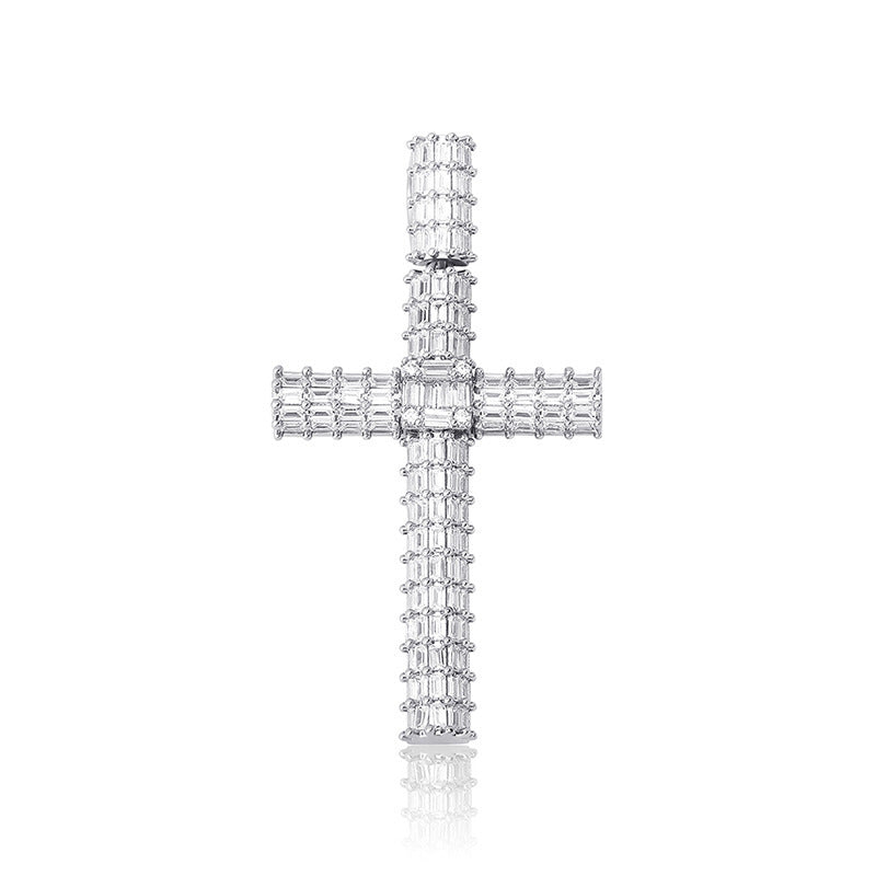 Baguette Cross Pendant