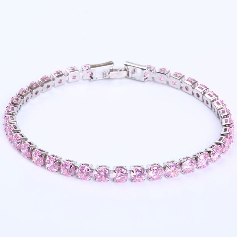 Tennis Bracelet (Coloured)