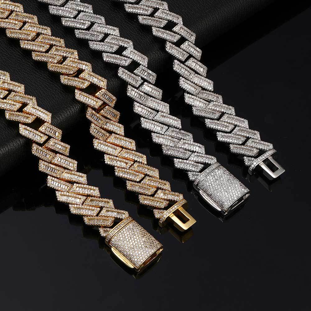 Baguette Miami Cuban Link Chain