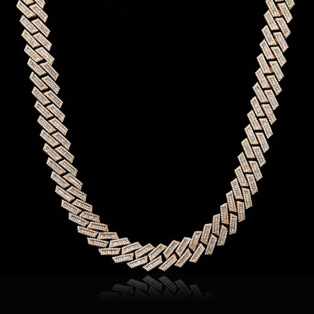 Baguette Miami Cuban Link Chain