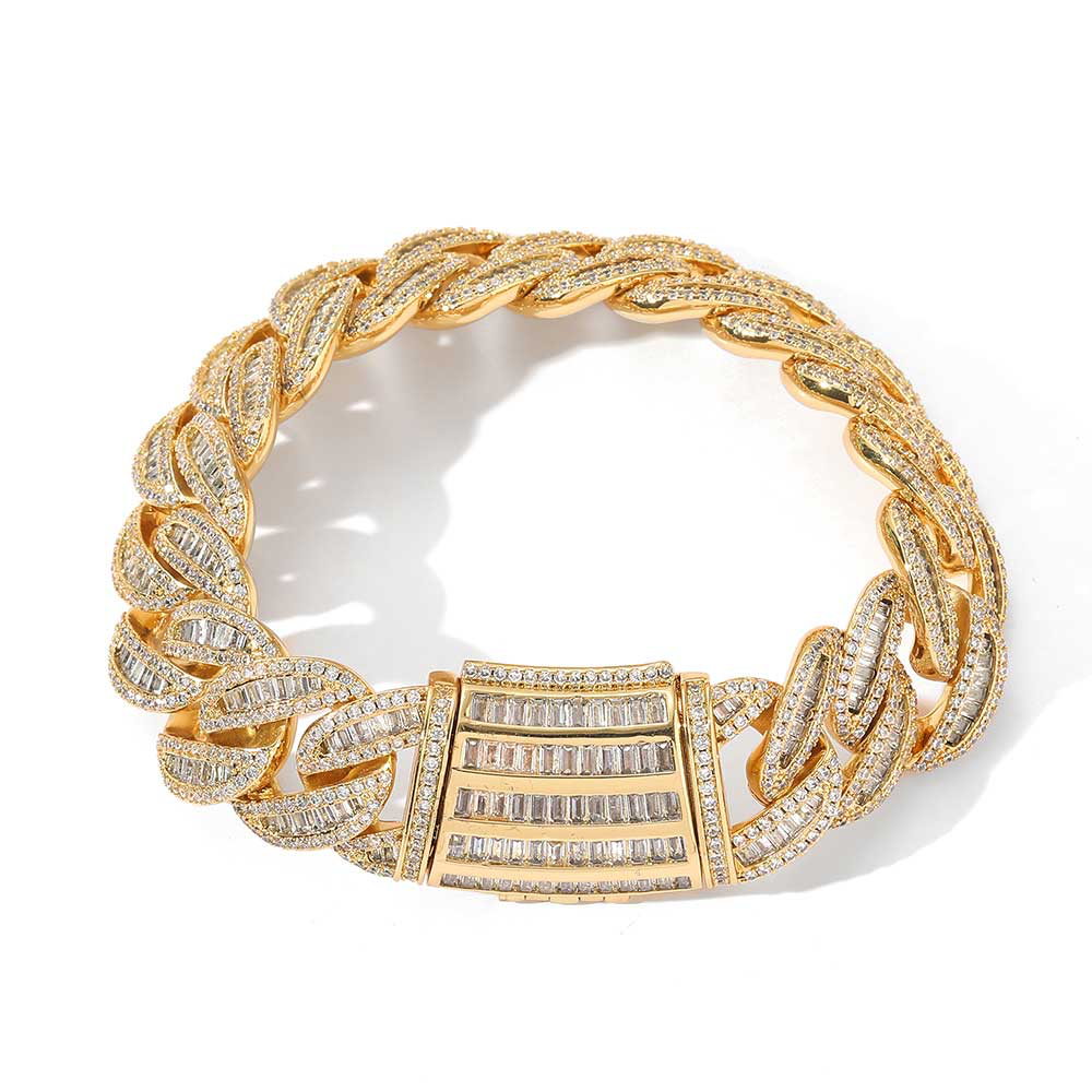 Baguette Cuban Link Bracelet