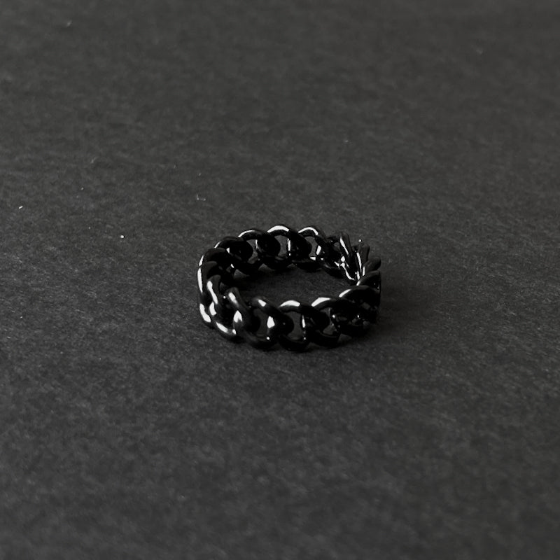 Matte Black/Spiral Ring