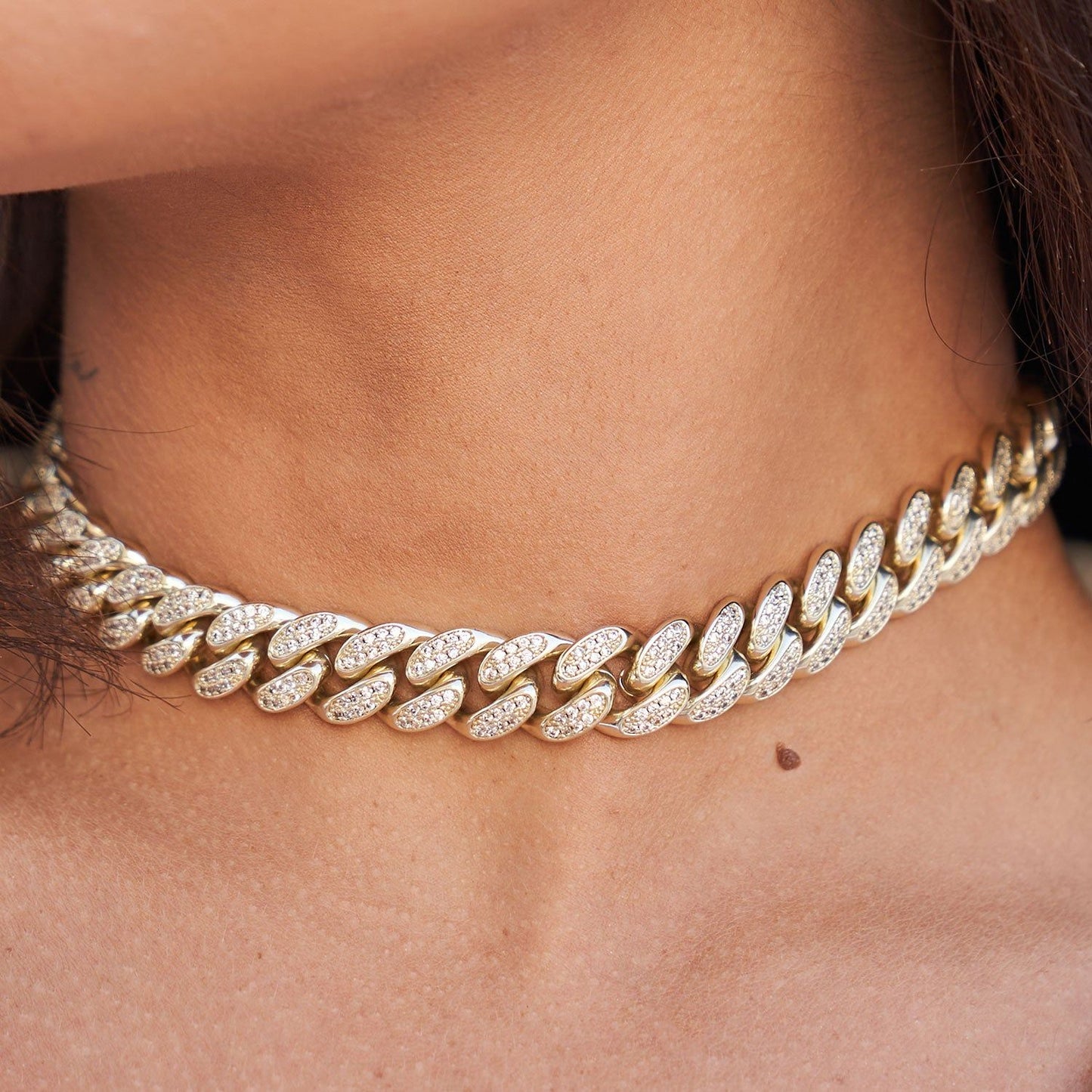 ICED Cuban Link Choker