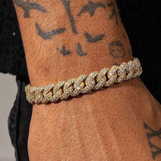 ICED Gold Cuban Link Bracelet