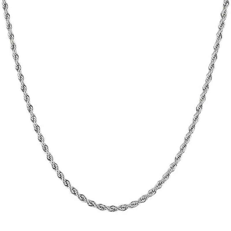 Twisted Rope Chain (Silver)