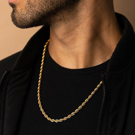 Twisted Rope Chain (GOLD)